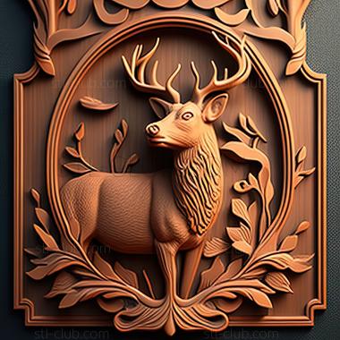 3D model st Deer (STL)